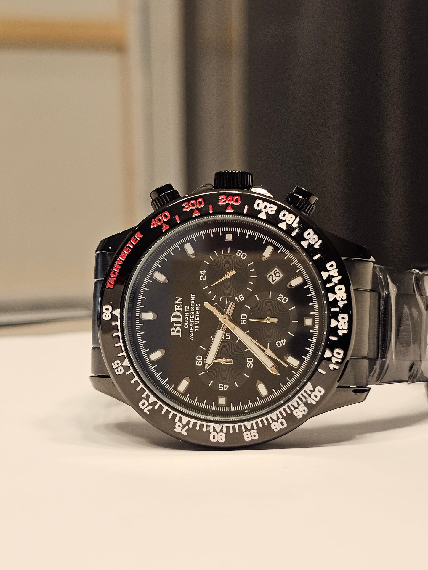 BiDen Men’s Chrono Watch – Multi-Color Collection