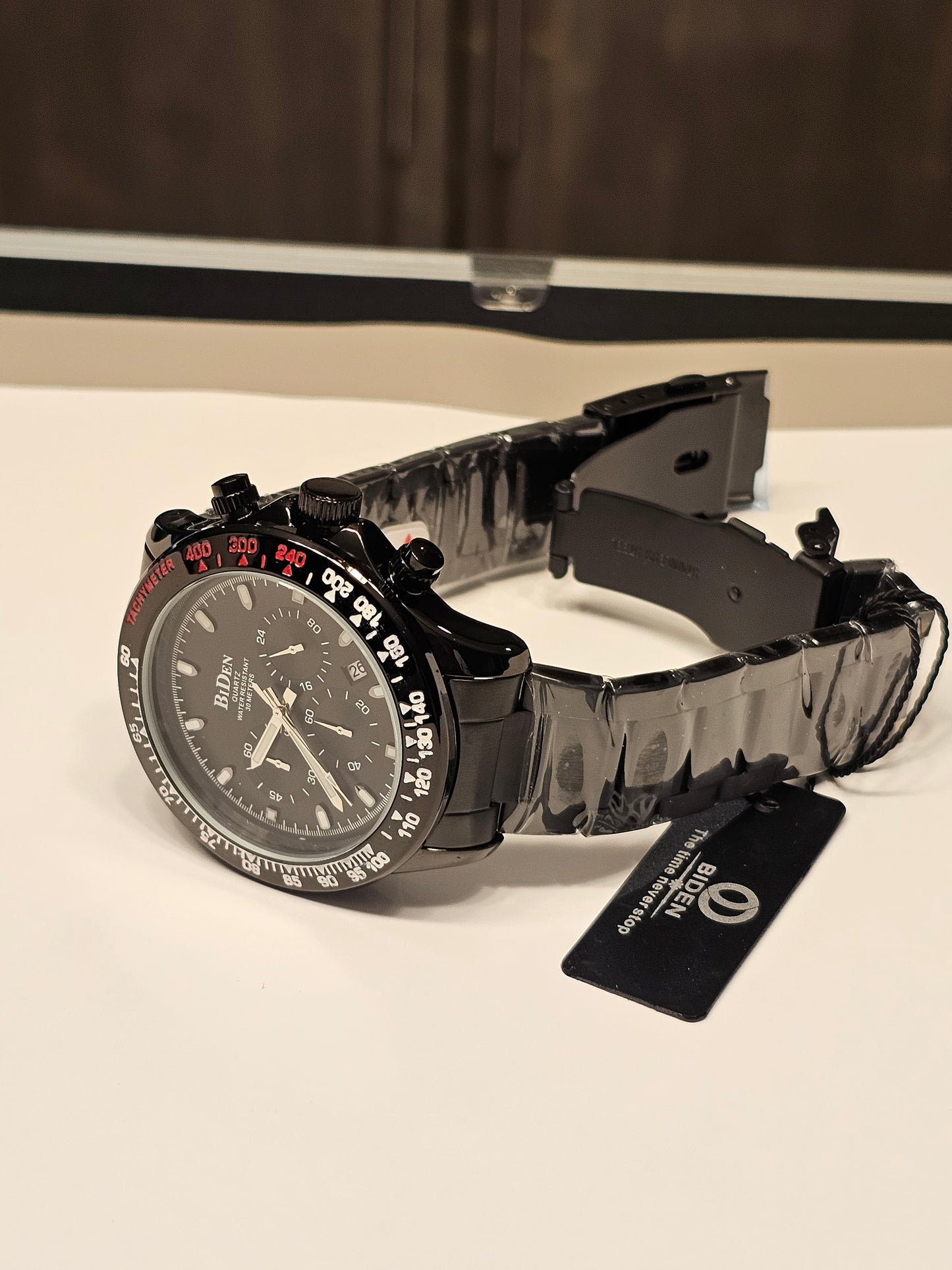 BiDen Men’s Chrono Watch – Multi-Color Collection