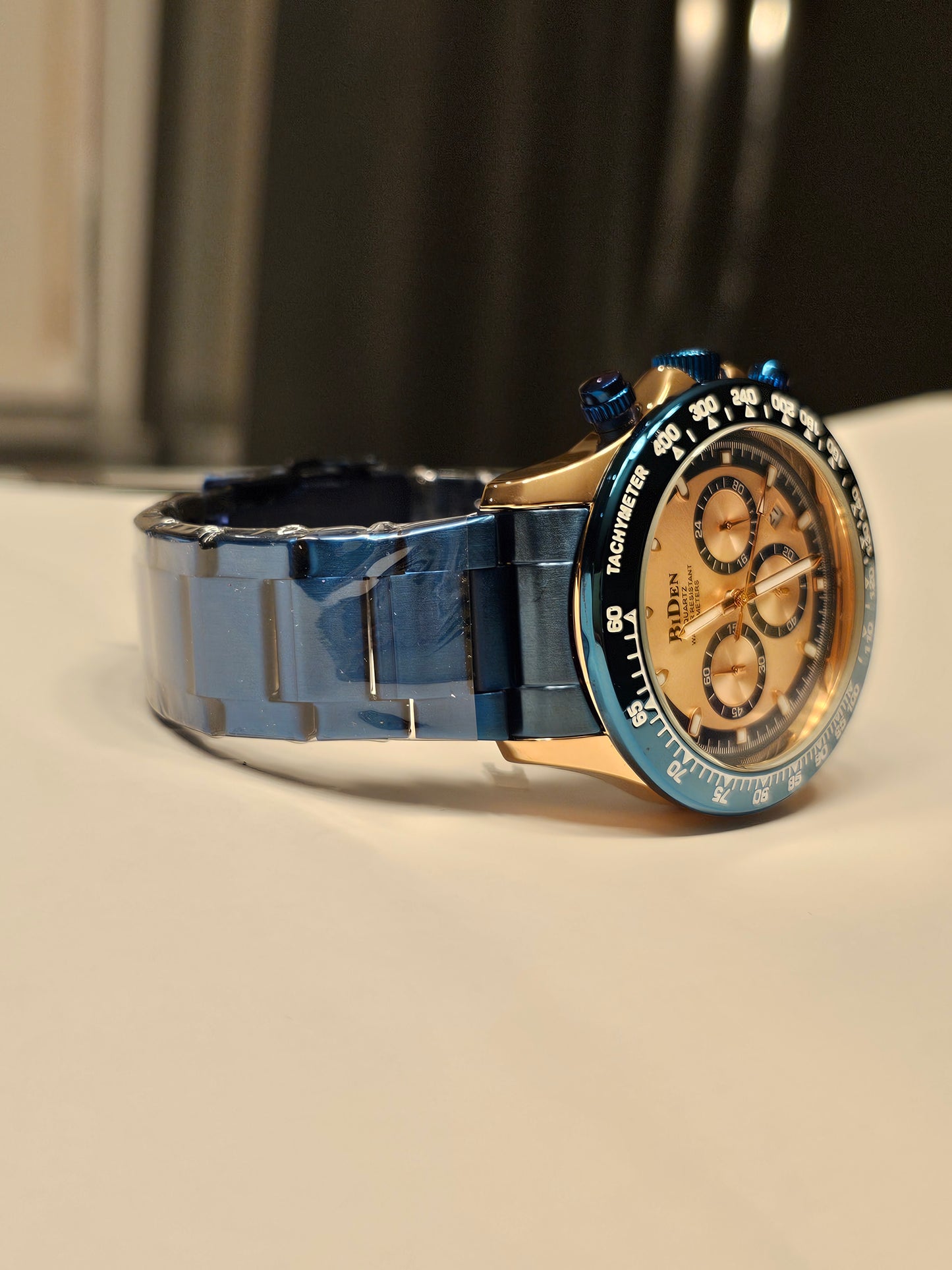 BiDen Men’s Chrono Watch – Multi-Color Collection