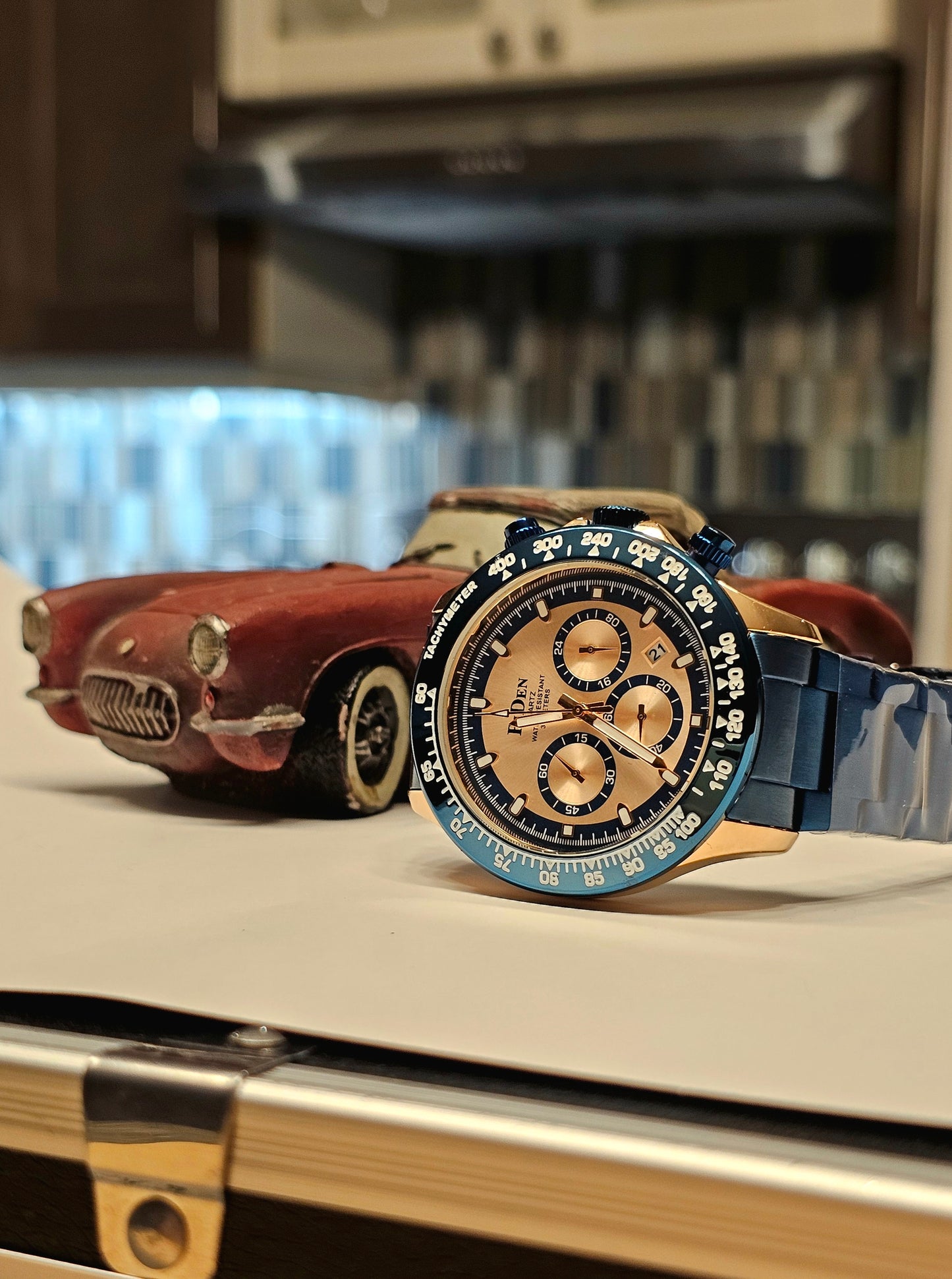 BiDen Men’s Chrono Watch – Multi-Color Collection