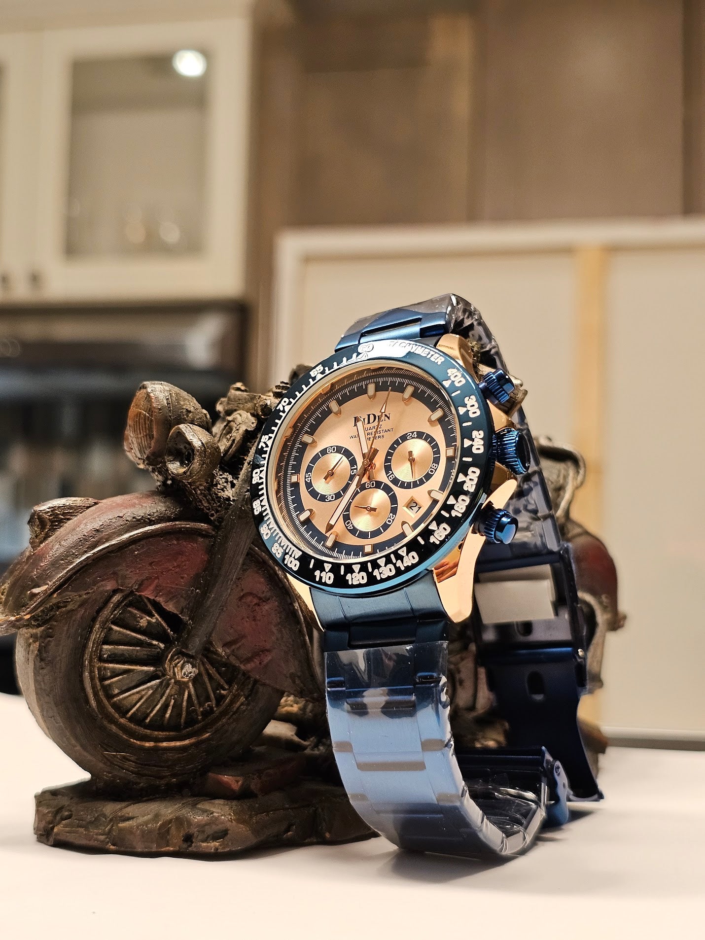 BiDen Men’s Chrono Watch – Multi-Color Collection