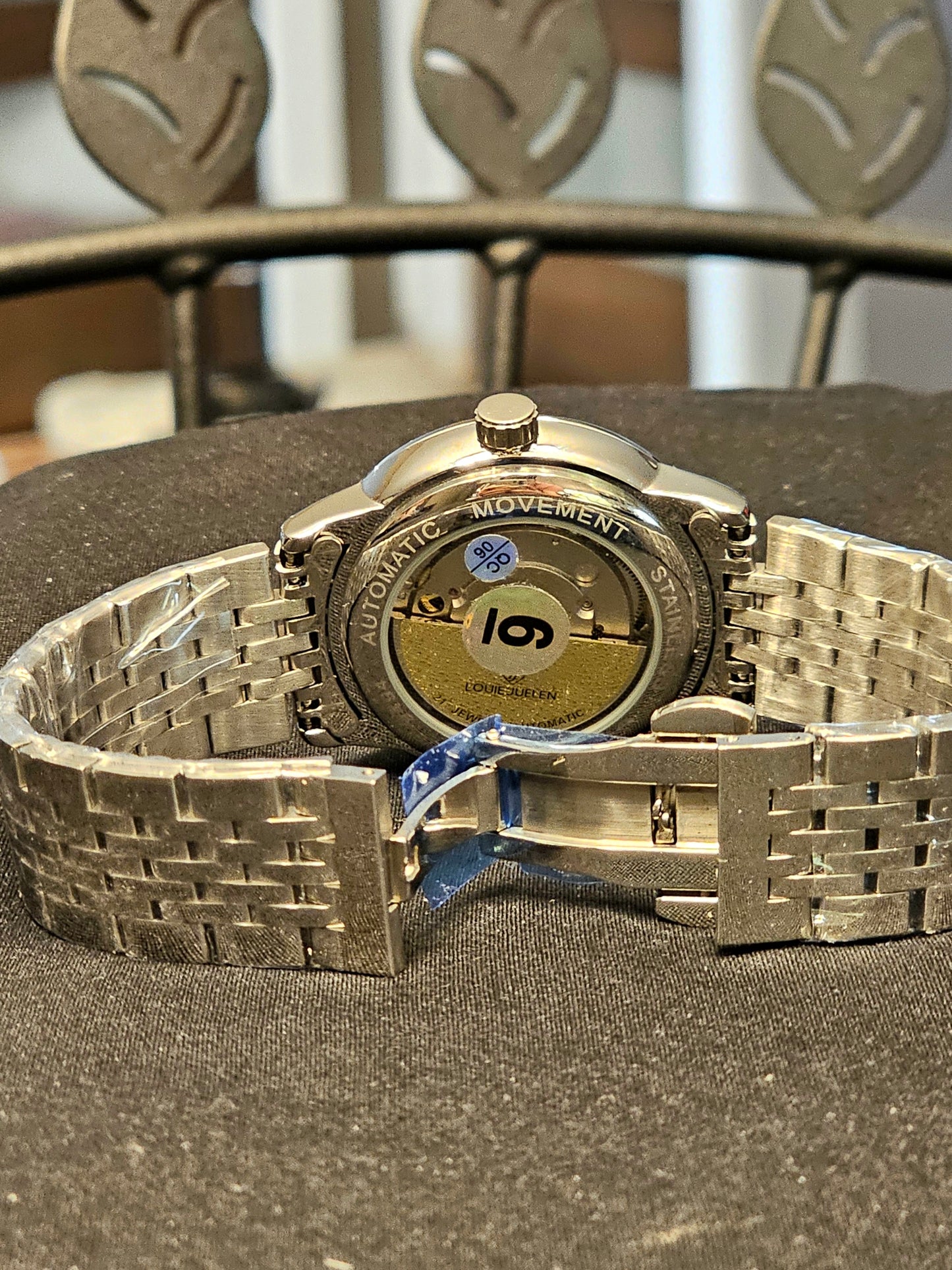 Louis Juelen Automatic Classic – Blue Dial Stainless Steel Men's Watch