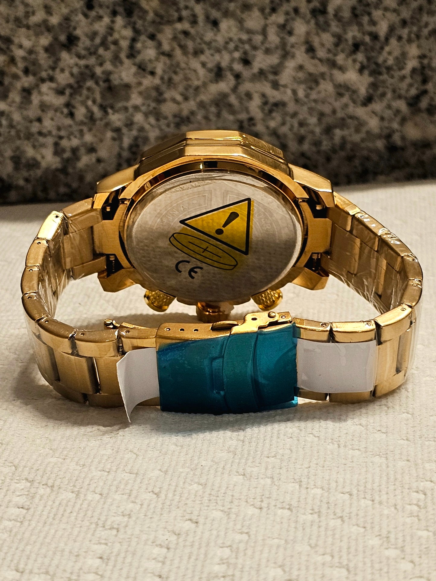 LIGE Gold Chronograph Sport Watch – Bold & Luxurious Style