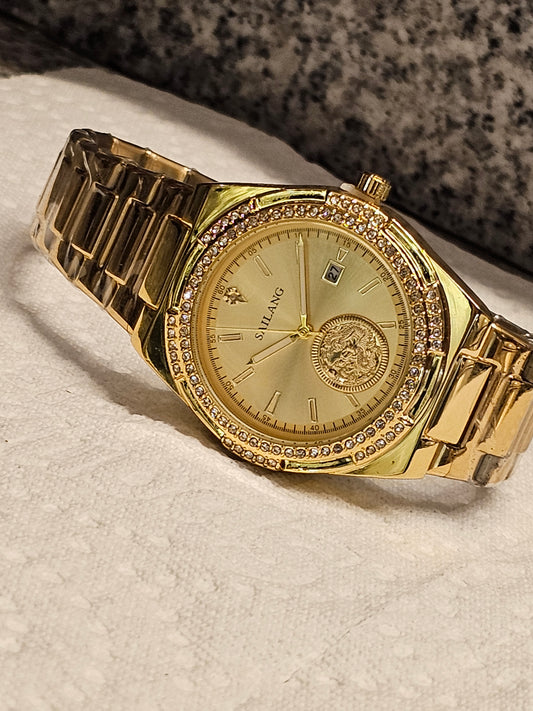 Sailang Prestige Gold Quartz Watch