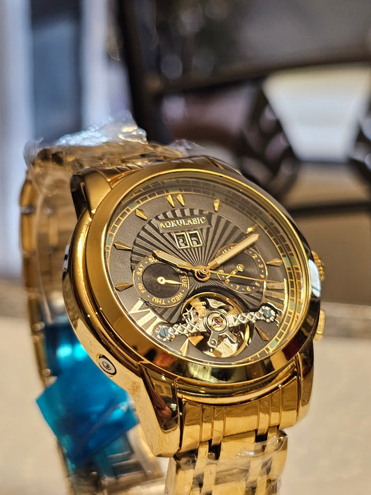 Golden Majesty – Open-Heart Automatic Men's Watch