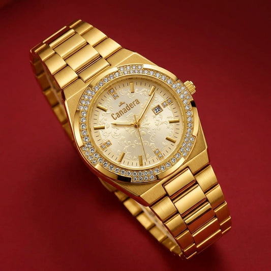 Canadera Women's Luxury Gold-Tone Watch
