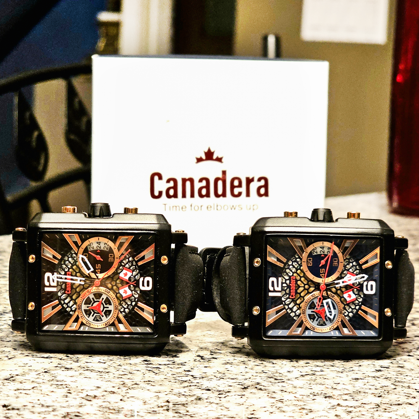 Canadera “Elbows Up” — Men’s Premium Sport Fashion Watch