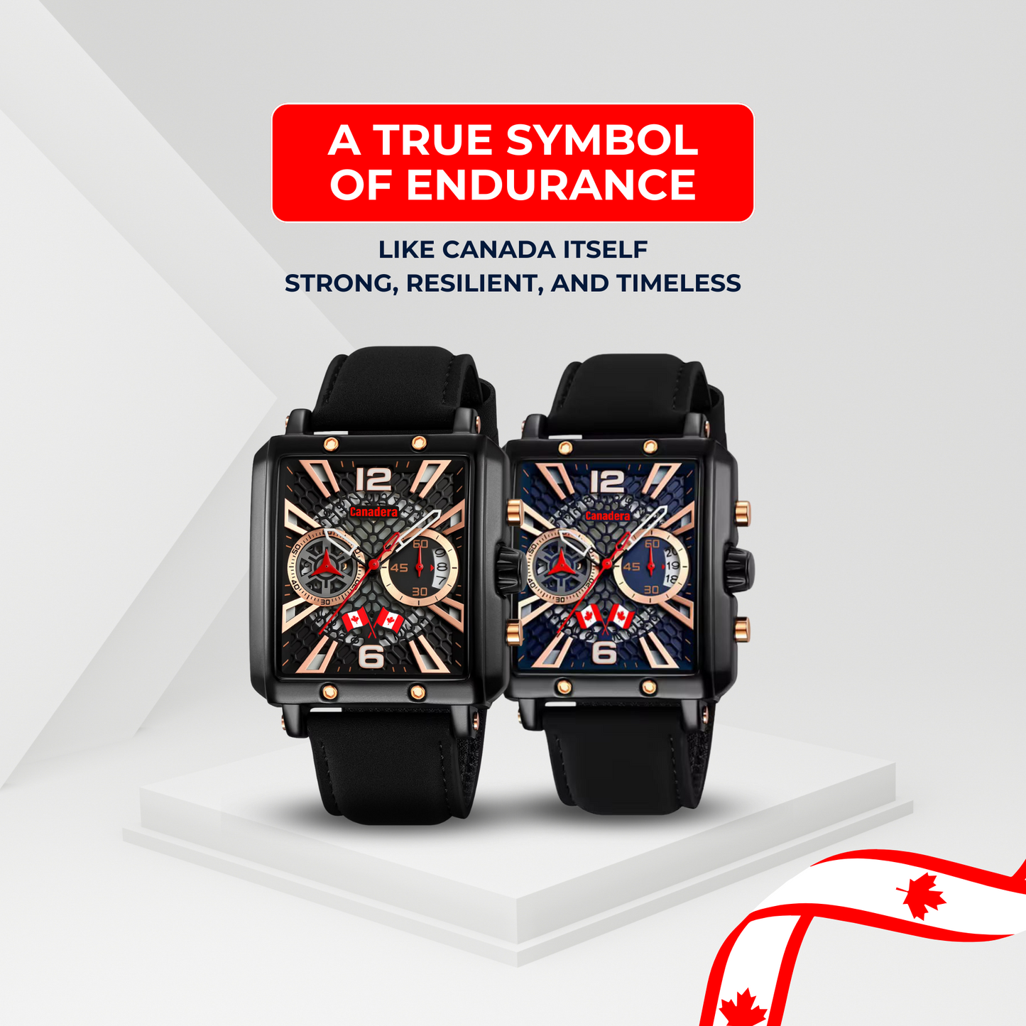 Canadera “Elbows Up” — Men’s Premium Sport Fashion Watch