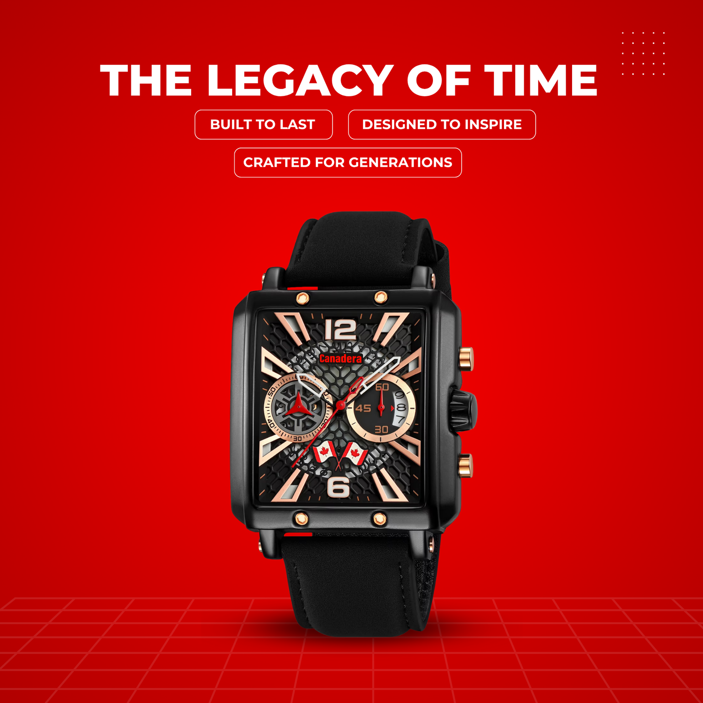 Canadera “Elbows Up” — Men’s Premium Sport Fashion Watch
