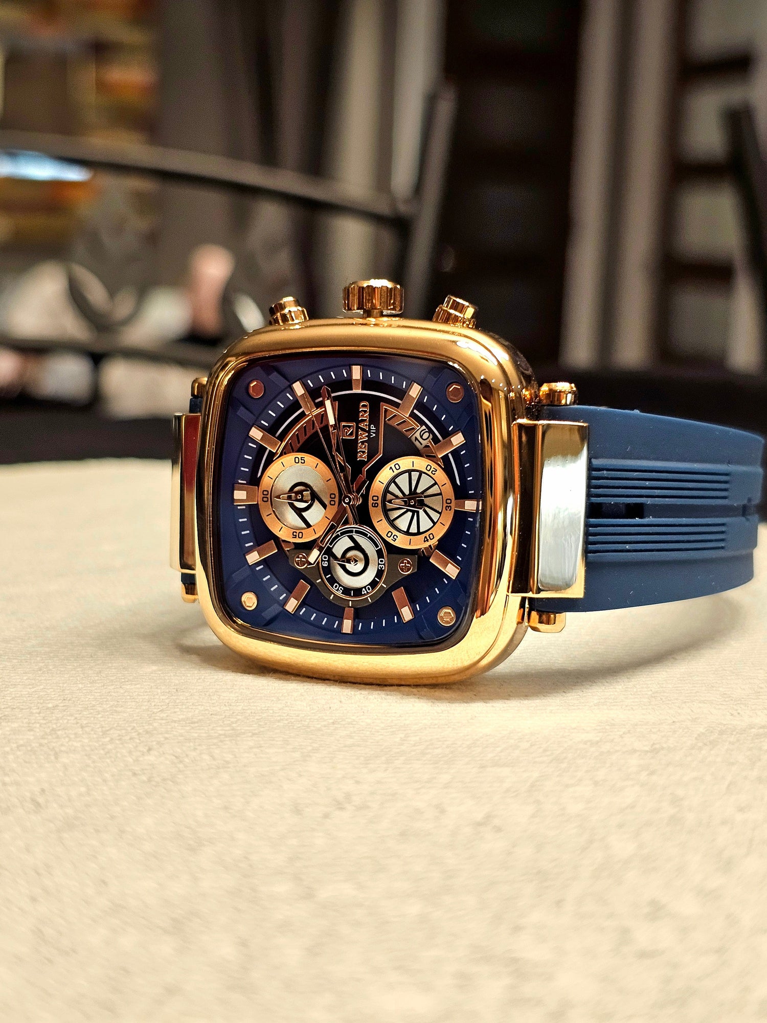 Men's Rubber/Silicon Band Watch