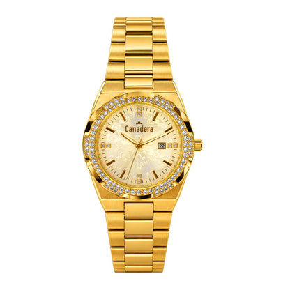 Canadera Women's Luxury Gold-Tone Watch