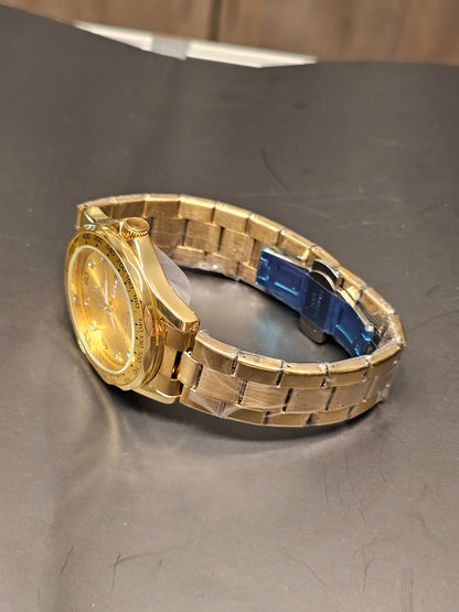 BINBOND Gold Classic Men’s Quartz Watch Full Calendar