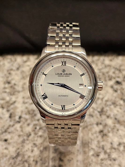 Louis Juelen Silver Automatic – Timeless Elegance in Motion