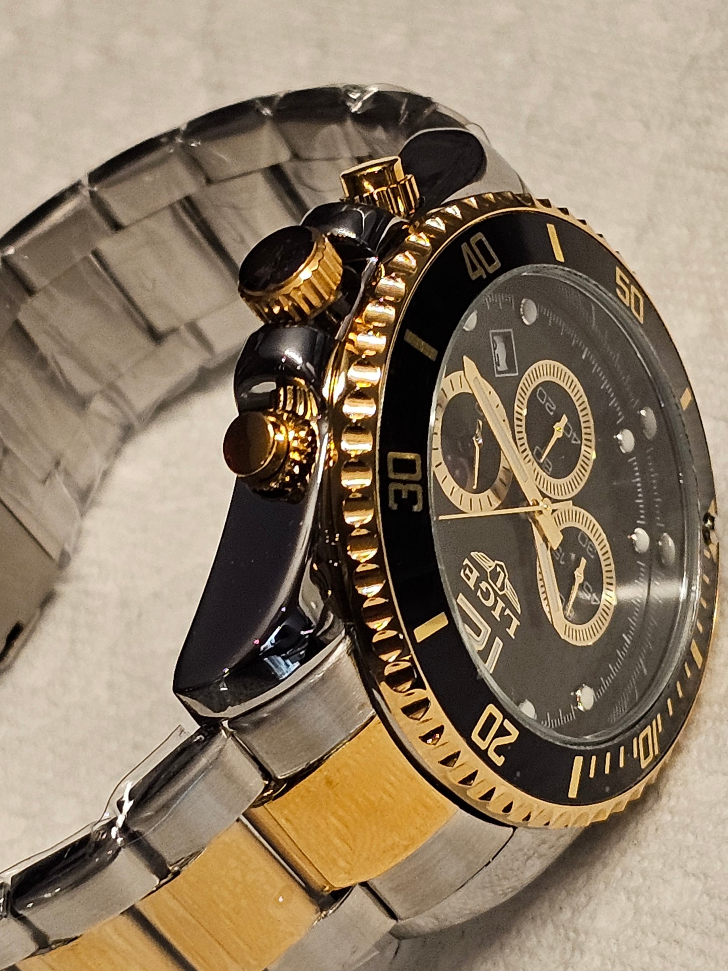 LIGE Luxury Chronograph Watch for Men – Bold Design in Black or Blue