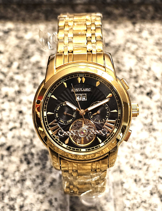 Golden Majesty – Open-Heart Automatic Men's Watch