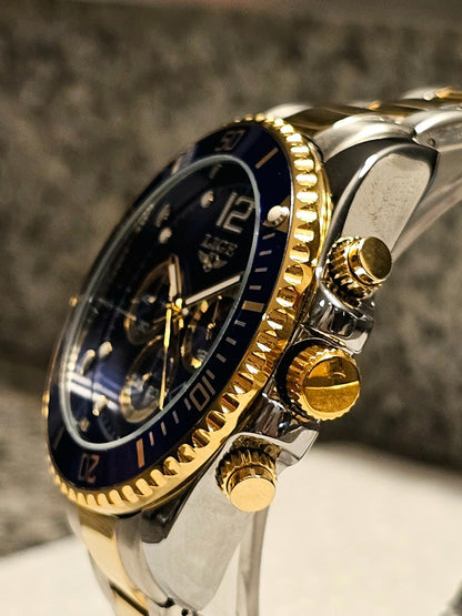 LIGE Luxury Chronograph Watch for Men – Bold Design in Black or Blue
