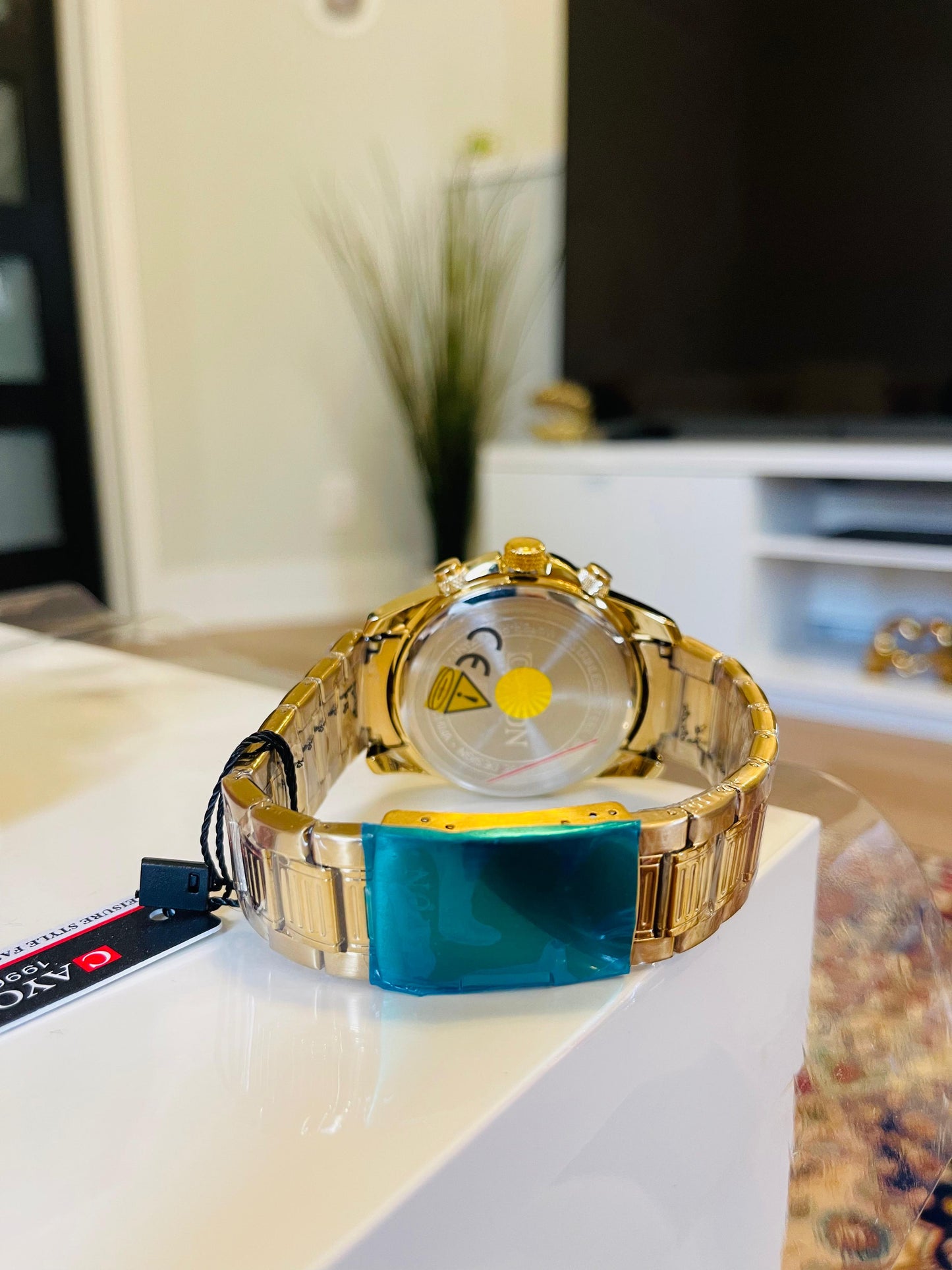 CAYON Gold Chronograph Quartz Watch (Men)