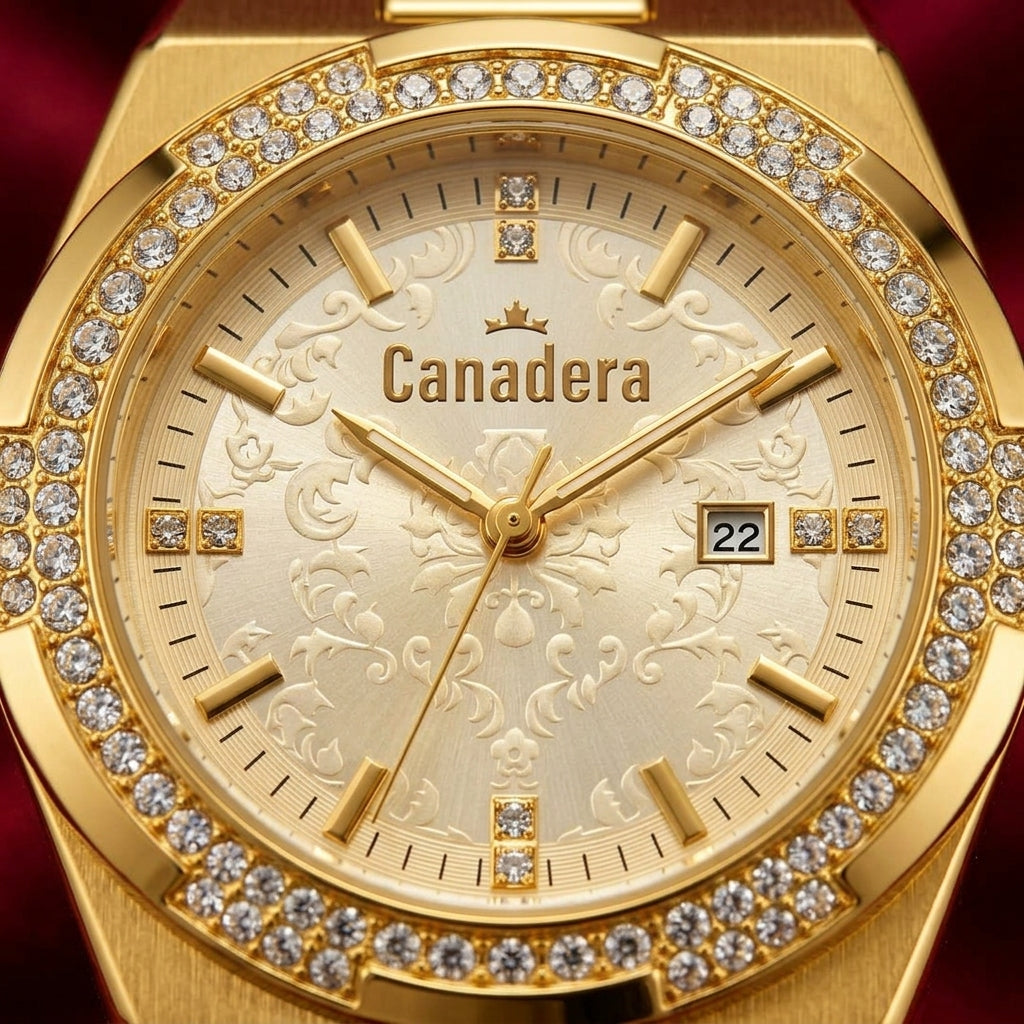 Canadera Women's Luxury Gold-Tone Watch