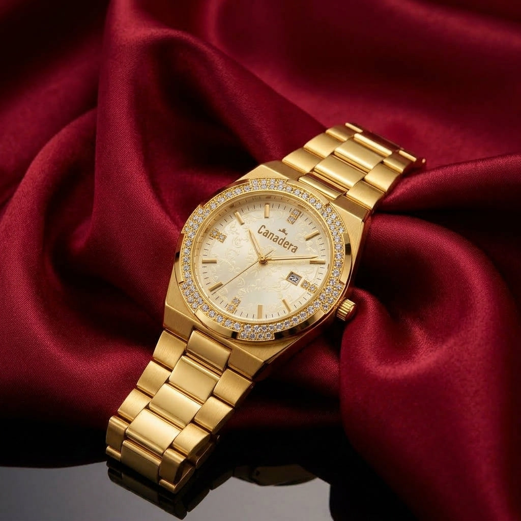 Canadera Women's Luxury Gold-Tone Watch