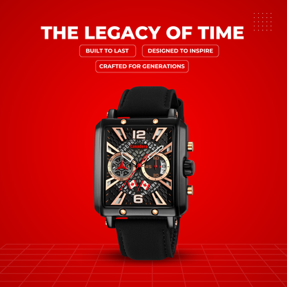 Canadera “Elbows Up” — Men’s Premium Sport Fashion Watch
