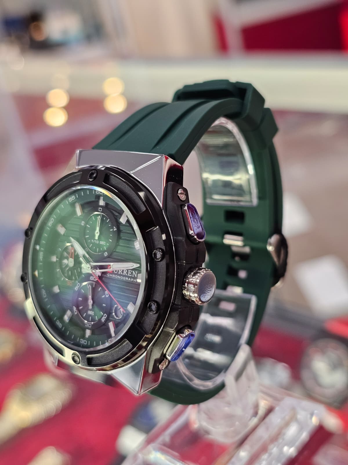 Curren Green Chronograph Men’s Watch