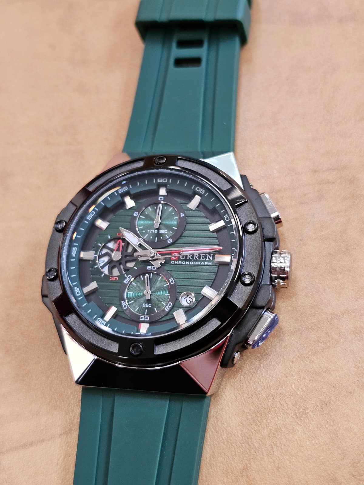 Curren Green Chronograph Men’s Watch