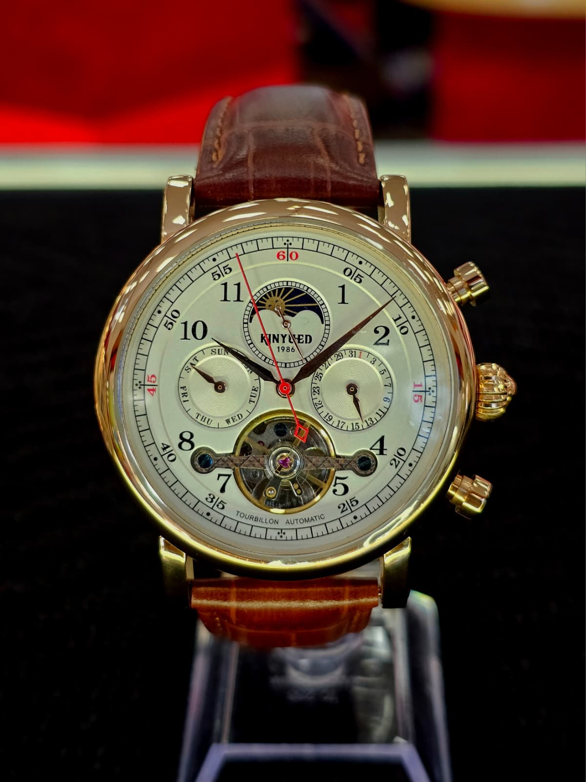 KINYUED Automatic Moonphase Men's Watch