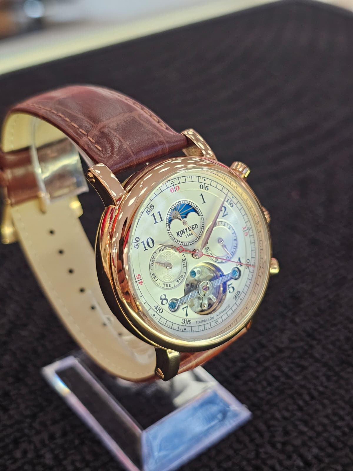 KINYUED Automatic Moonphase Men's Watch