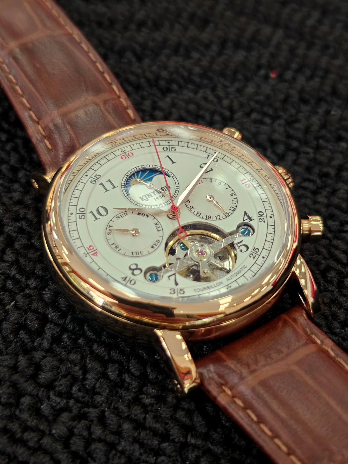 KINYUED Automatic Moonphase Men's Watch