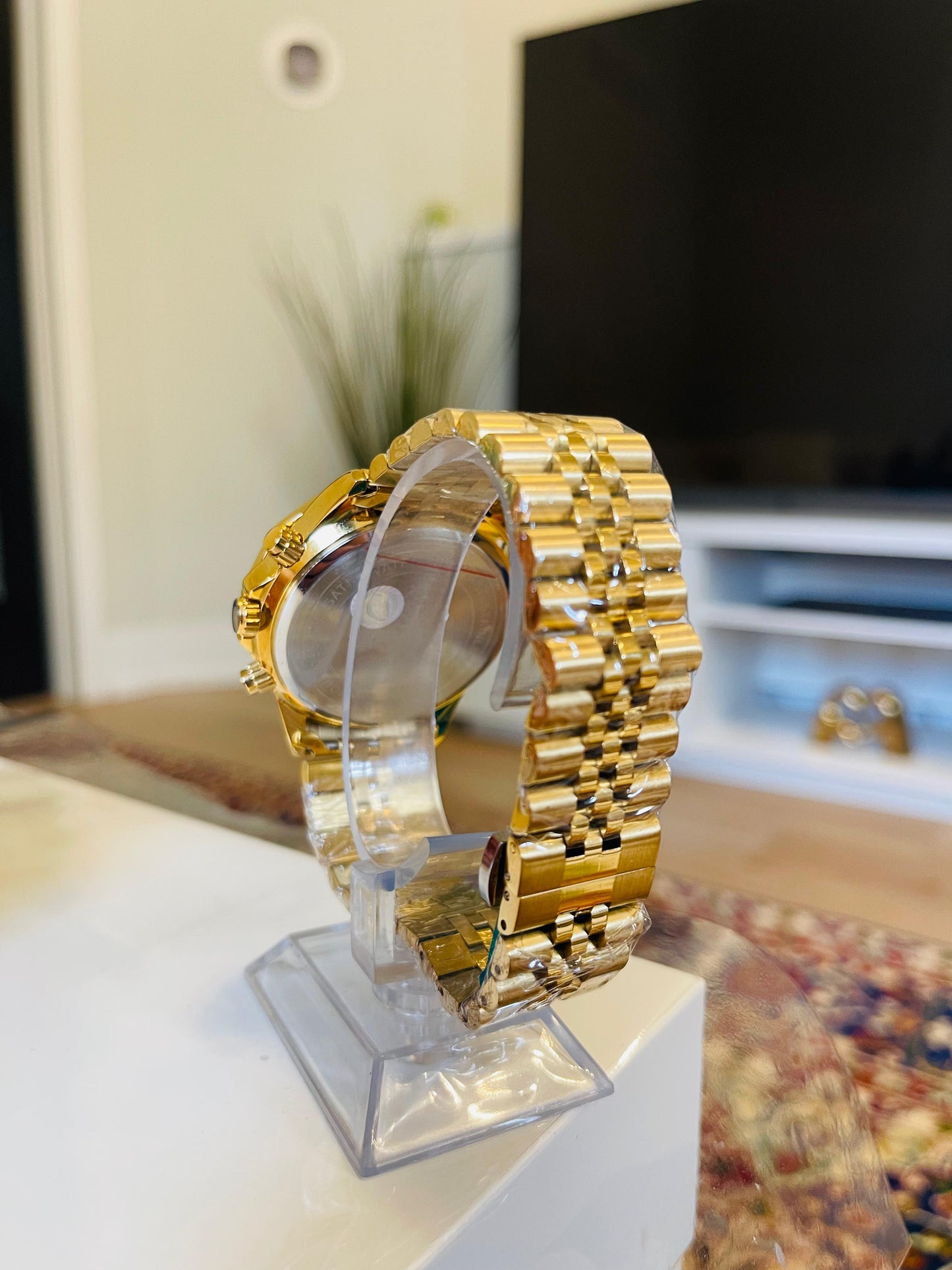 REWARD VIP Gold & Green Chronograph Men's Quartz Watch